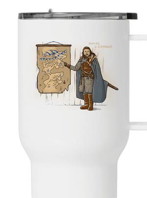 Winter termosz bögre White