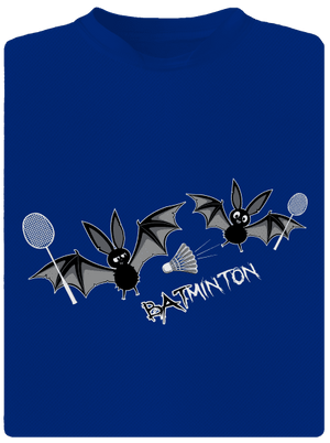 Batminton férfi sportpóló Royal Blue Mal