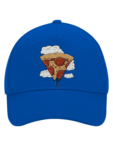 Pizza ejtőernyős baseballsapka Bright Royal
