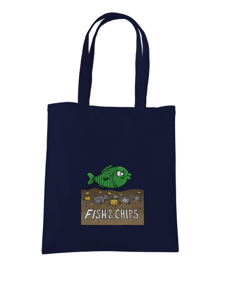 Fish and IT chips táska French Navy