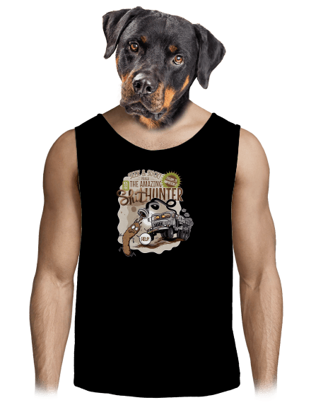 Shithunter férfi trikó Black