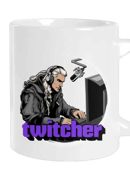 Twitcher nagy bögre White