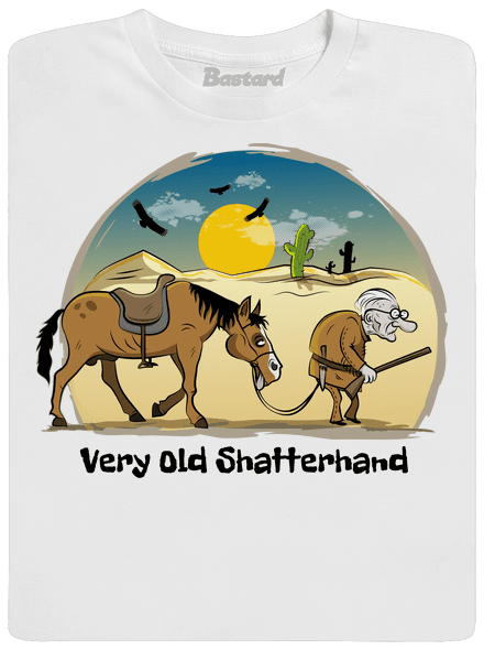 Very Old Shatterhand férfi hosszú ujjú póló White