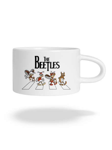 Beatles macaron bögre White