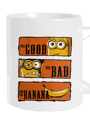 A Jó, a Rossz és a Banán nagy bögre White