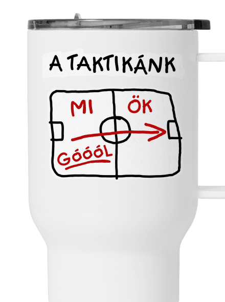 A taktikánk termosz bögre White
