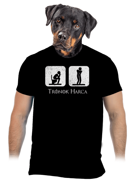 Trónok Harca férfi póló Black