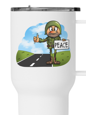 Peace termosz bögre White