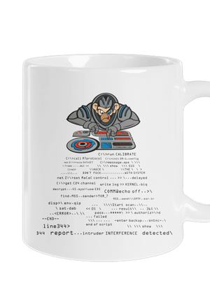 Coder ape hagyományos bögre White