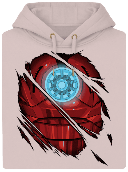 Ironman unisex prémium pulóver Rose Chalk