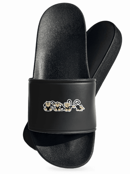 Majmok papucs Black