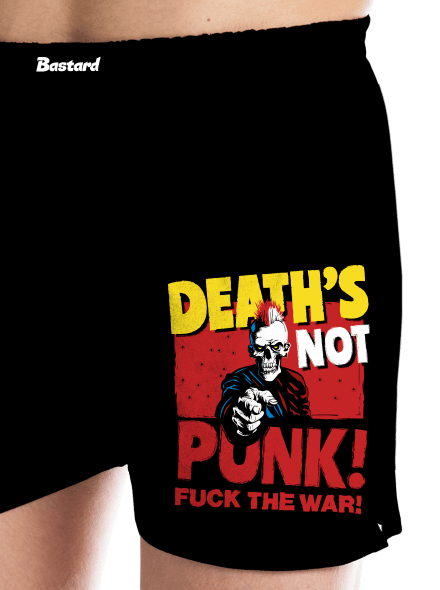 Death's not punk férfi alsó nadrág Black