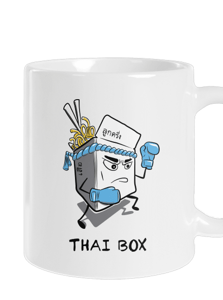 Thai box hagyományos bögre White