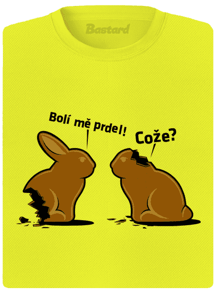 Fáj a seggem! női sportpóló Neon Yellow