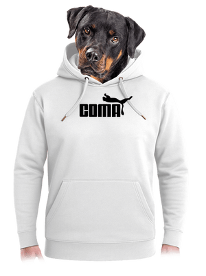 Coma unisex prémium pulóver Snowwhite