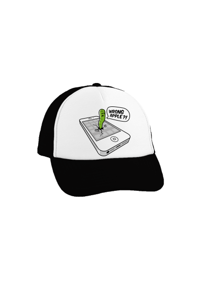Wrong apple teherautós sapka Black cap