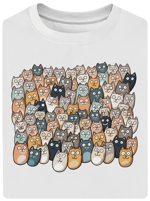 Találd meg az ördögöt unisex túlméretezett póló White