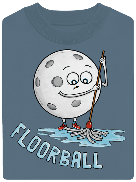 Floorball unisex crewneck Nordic Blue