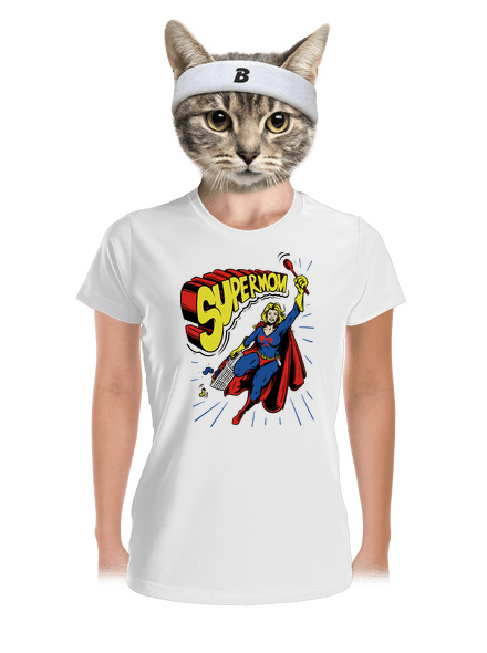 Supermom női sportpóló White