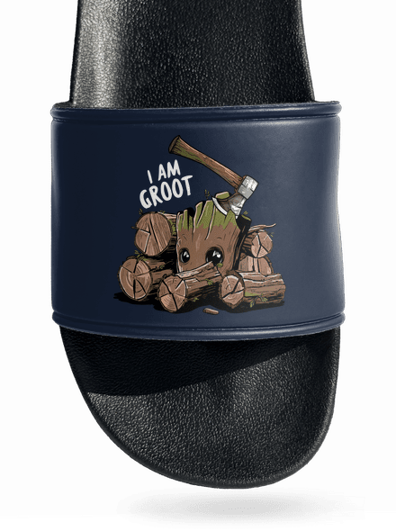 I Am Groot papucs Navy