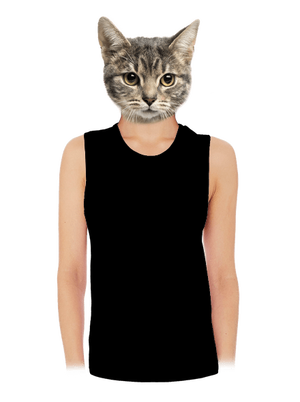 Nyomtatás nélkül női bővített trikó Black