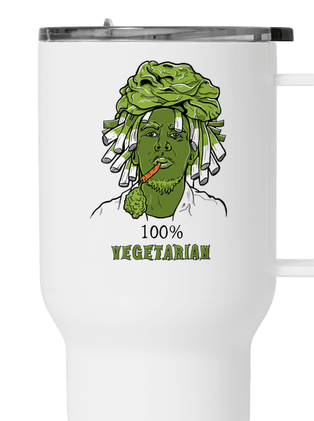 100% vegetáriánus termosz bögre White