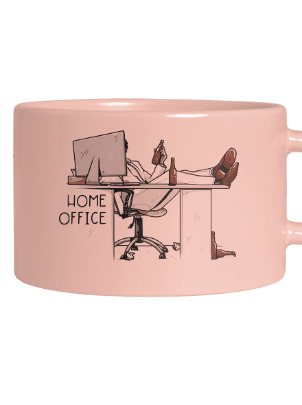 Home office macaron bögre Pink Macaron