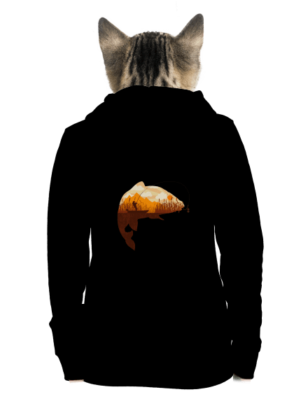 Halfogás cipzáras női pulóver Black