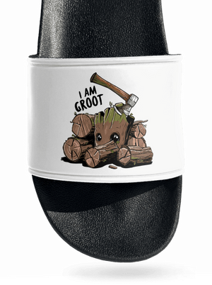 I Am Groot papucs White