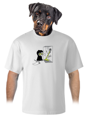 unisex túlméretezett póló