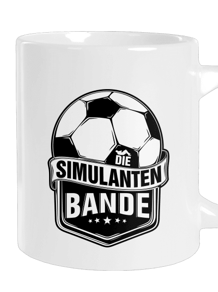 Simulanten bande nagy bögre White
