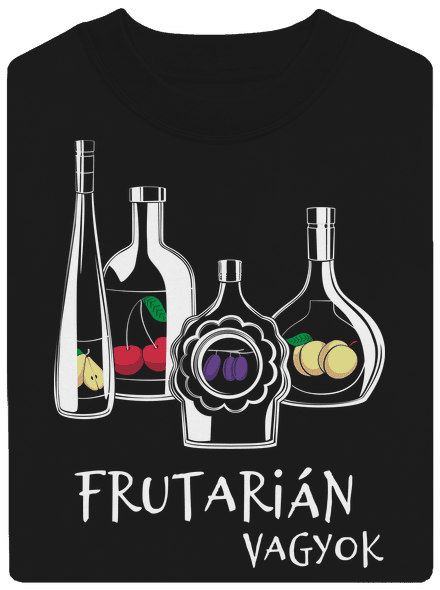 Frutarián unisex crewneck Black