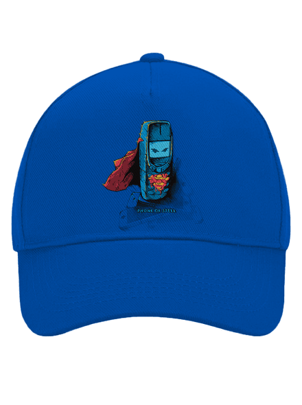 Mobiltelefon acélból baseballsapka Bright Royal