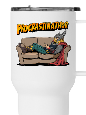 Procrastinathor termosz bögre White