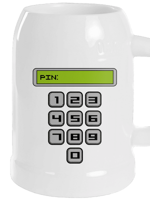 PIN söröskorsó White