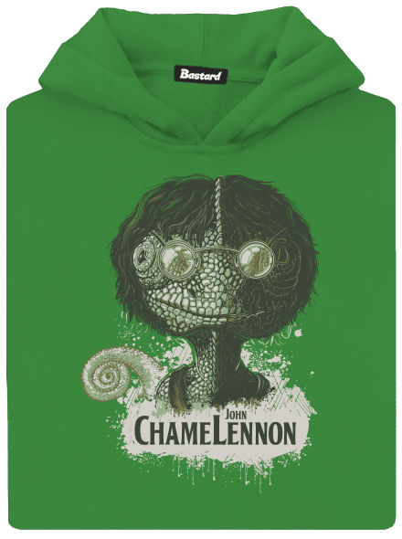  ChameLennon gyerek kenguruzsebes pulóver Kelly Green AWD