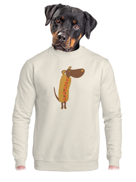 Hot dog unisex crewneck Off White