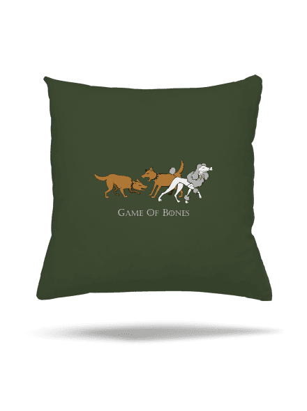 Game of Bones párna Olive Green