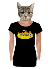 női póló elasztikus alsó szegéllyel