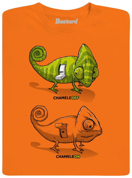 ChameleON ChameleOFF férfi póló Orange