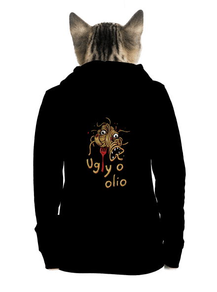 Ugly o olio cipzáras női pulóver Black