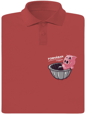 Formában férfi pólóingek Burgundy