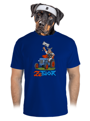 ZeThor férfi sportpóló Royal Blue Mal