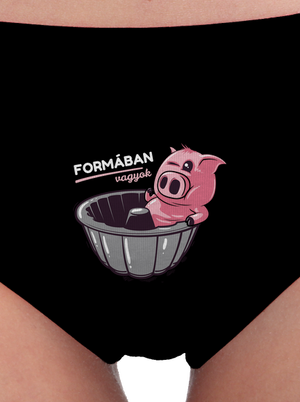 Formában női bugyik Black