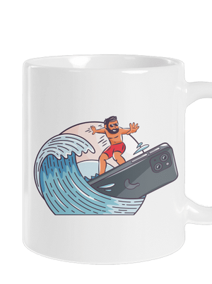 Szörfös vagyok hagyományos bögre White