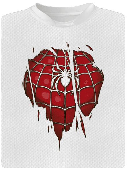 Spider inside gyerek sport póló White