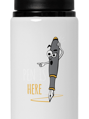 Pen is here kulacs White