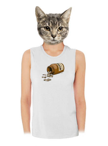 Music Pills női bővített trikó White