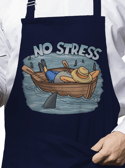 No stress kötény Navy