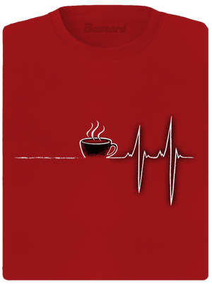 Coffee help női sportpóló Red Mal